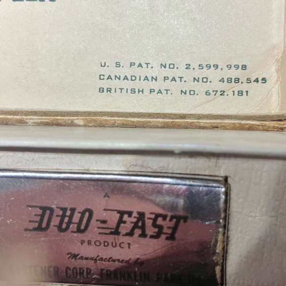 Vintage Duo Fast Picket Stapler Chrome - Picture 3 of 4